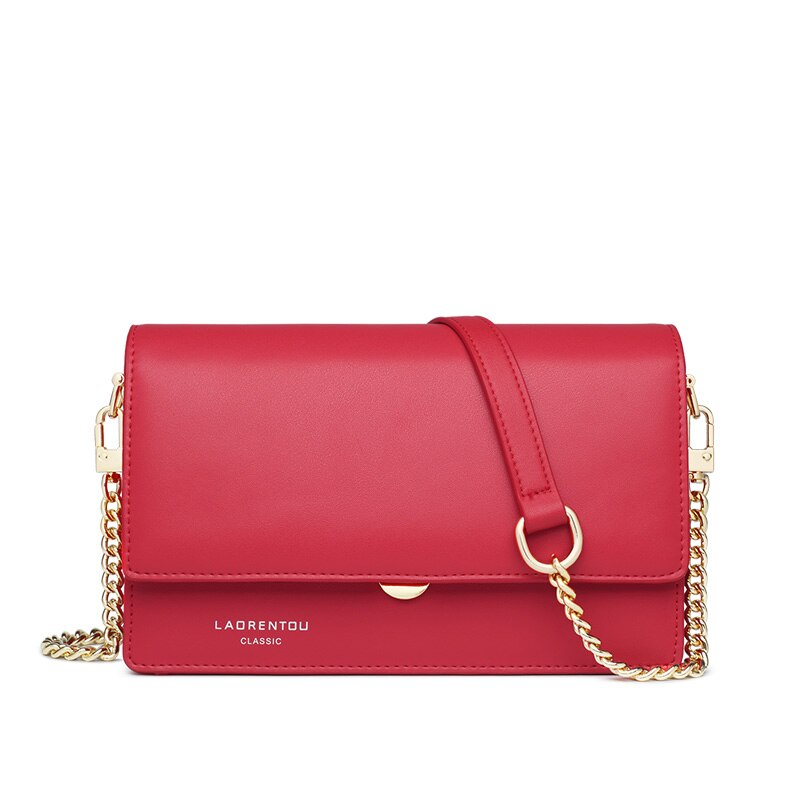 OLDSTERHEAD Einfache lässig Dame Crossbody-tasche Rindsleder Frauen Mini Schulter Umhängetasche Solide Klappe Tasche der murmeln Schild