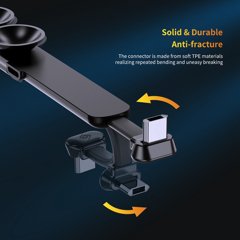 musica rock micro Cavo USB mobile Gioco Reversibile per Xiaomi Redmi 4X Nota 4 5 Più Il micro USB Cavo Dati per samsung S6 Cavo del Caricatore