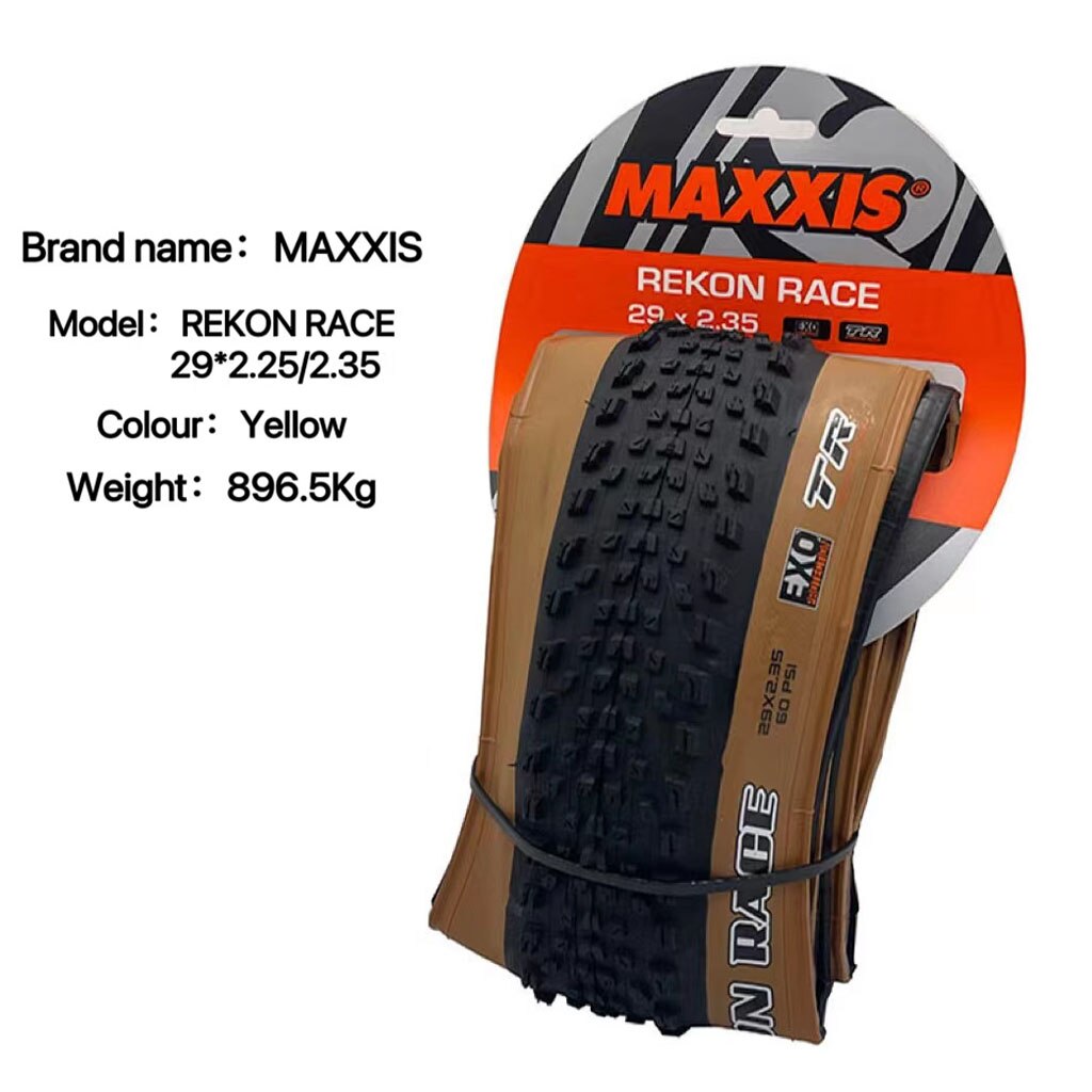 Maxxis rekon race tubeless mtb mountain dæk 29 tommer 29 x 2.25/2.35 xc mtb cykel cross country foldbare clincher cykel dæk: Exo tr y / 2.25