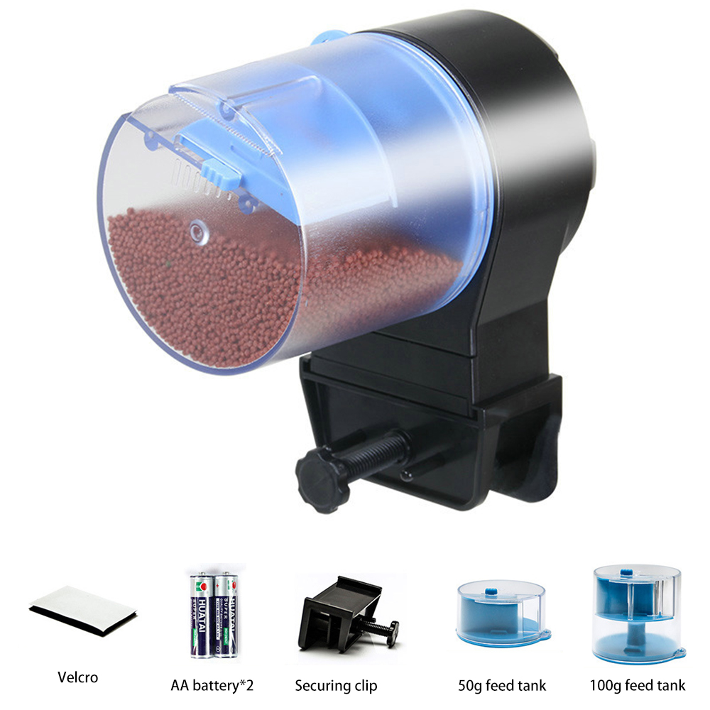 Automatic Fish Feeder Timing Fish Feeder Aquarium Accessoires Fish Tanks Accessories Moisture-Proof Electric Fish Feeder Acuario: B