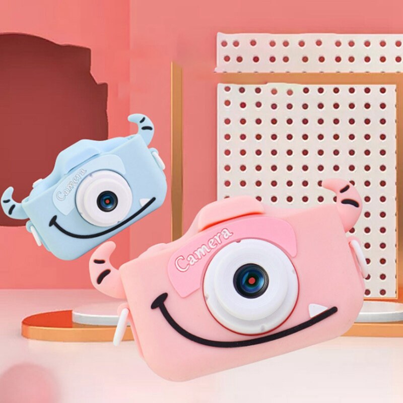 X5S Children's Camera Cute Toy Cat Mini Digital Camera IPS Screen Education Toys For Kids Camera for Children Birthday