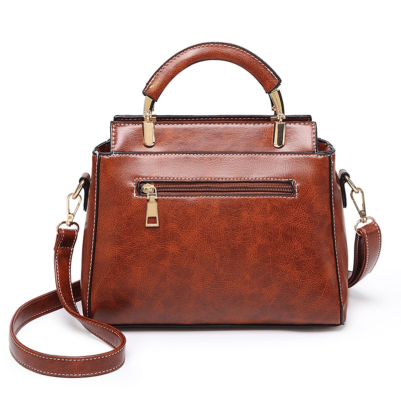 Pu schoudertassen damestassen dames leren handtassen kleine maat dames schoudertas hoofdkleur bruin zwart roze groen