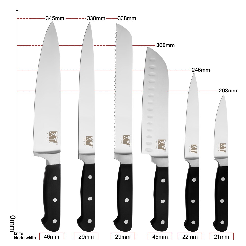 XYj Edelstahl Messer Küche Messer Werkzeuge 8 "5" 7 "3,5" Schäl Dienstprogramm Santoku Koch Schneiden brot Kochen Messer Neue