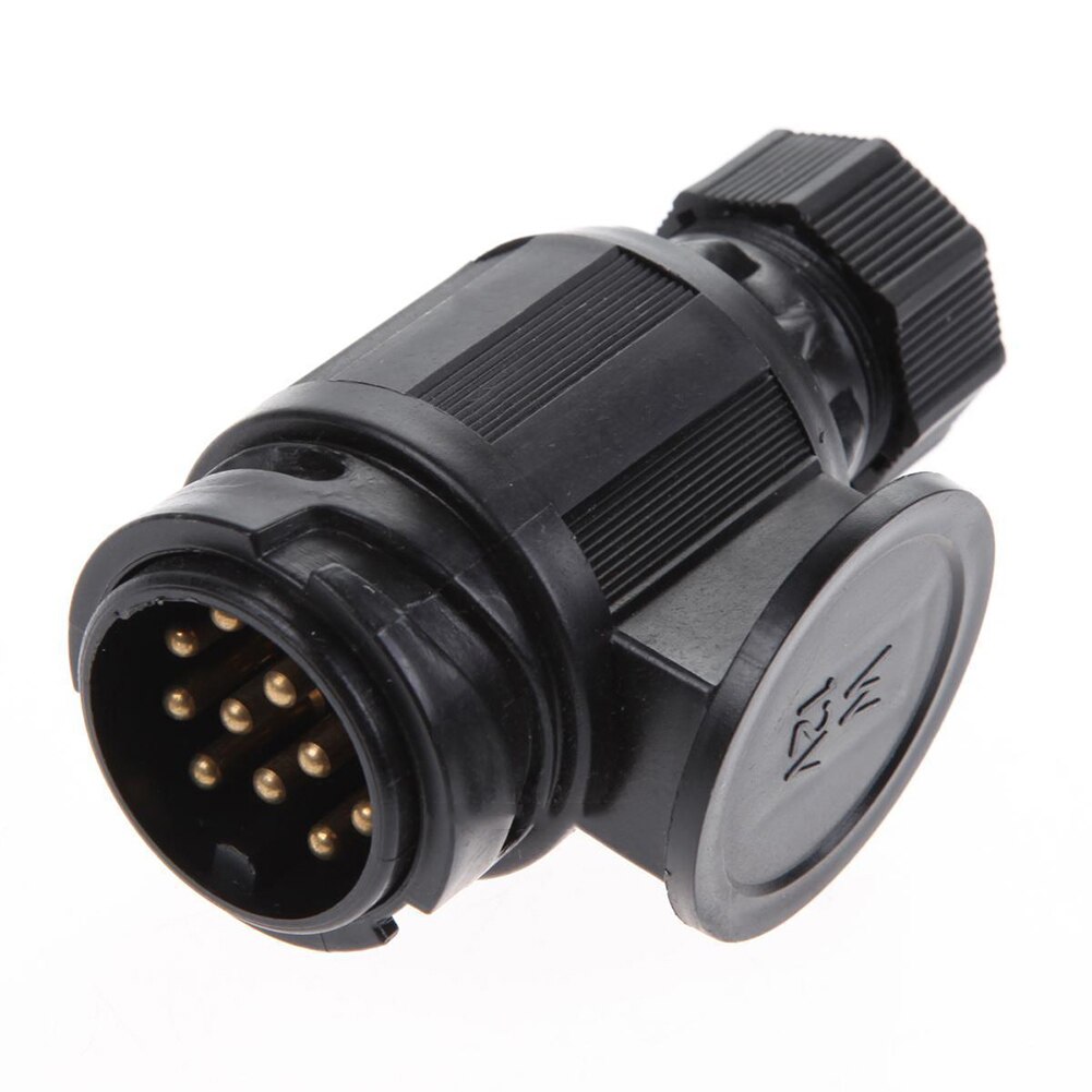 13 Pin Car Vehicle Euro Plastic 12V Caravan Trailer Electric Plug Socket