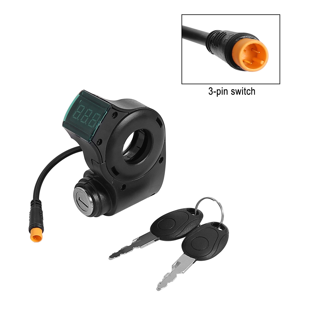 Power Key Lock with Keys Electric Scooter Ignition Lock Starter Switch Lock For Kukirin G2 Pro Electric Scooter Lgnition Lock: WHITE