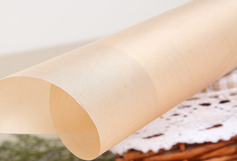 Gjenbrukbar bakematte høy temperaturbestandig teflonark bakervarer oljepapir varmebestandig pute non-stick for utendørs bbq: 60 x 40 hvite