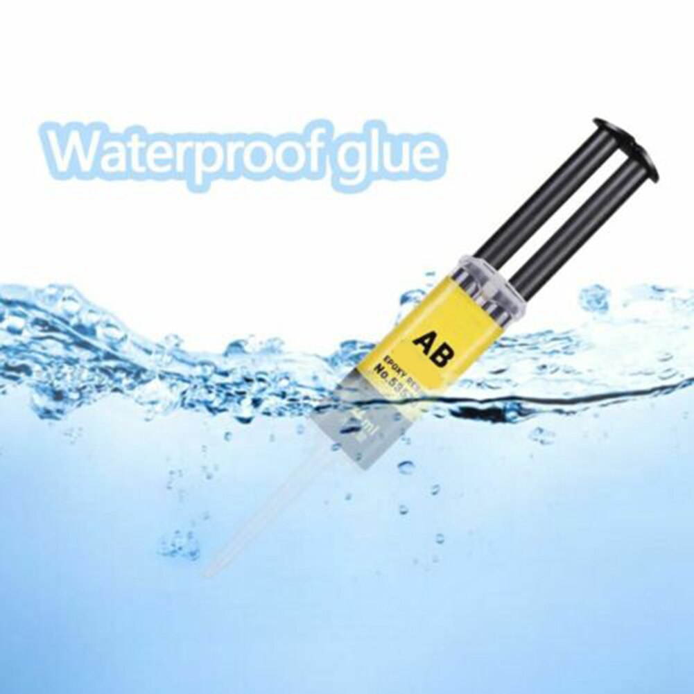 Plastic Epoxy Resin AB Glue Strong Adhesive Repair Tool Glass Ceramics 25/4ml MU8669