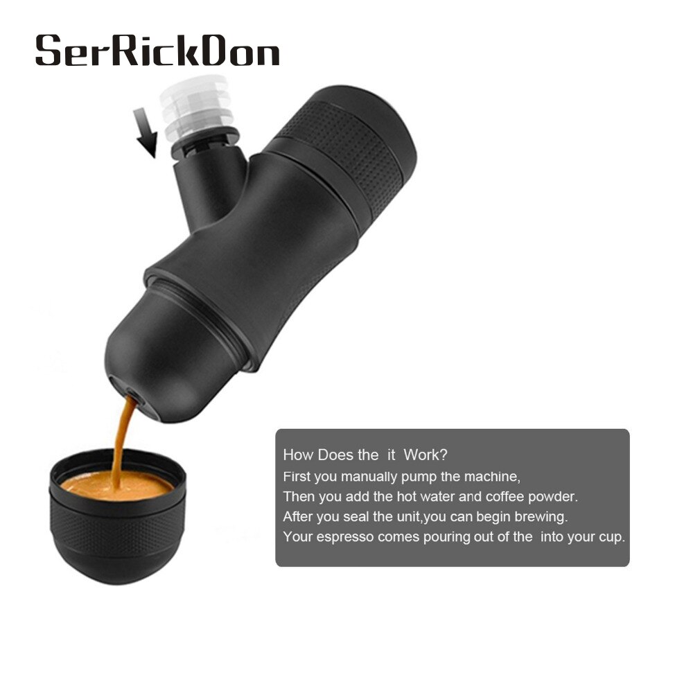 Mini Coffee Maker Manual Coffee Maker Hand Pressure Portable Espresso Machine
