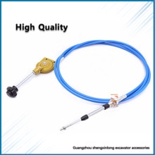 Excavator throttle cable Hitachi Daewoo Excavator Modification Installation Manual Hand Pull Cable Accelerator