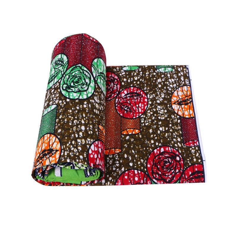Africana Ankara Nigeria Pagne verdadera cera holandesa hermoso patrón cera Africana impresa tela 100% algodón 6 yardas