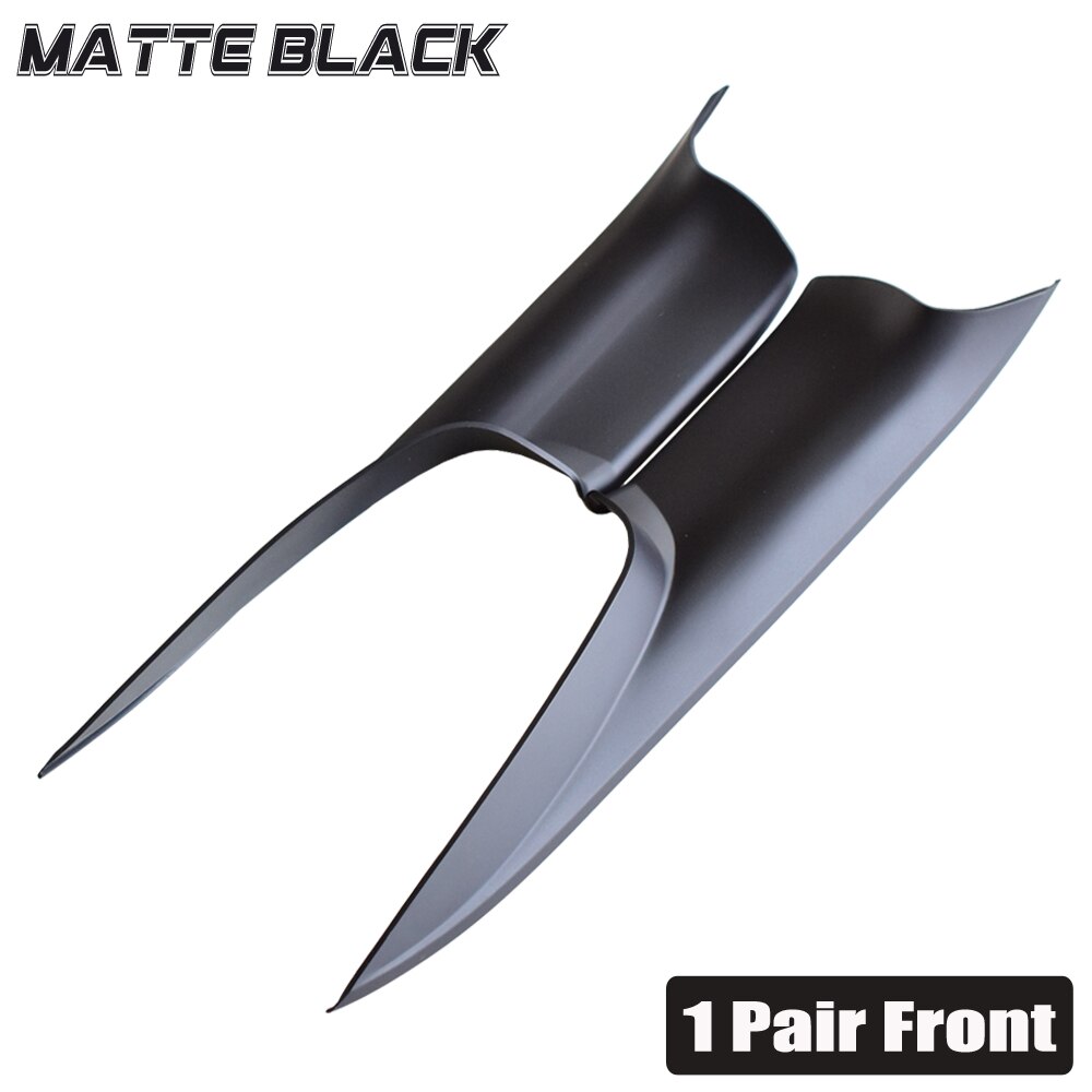 Manija de puerta Interior de coche de plástico ABS para BMW f01 f02 serie 7 730 740 750, Panel de tracción, molduras de Marcos, cubierta de fibra de carbono/negro brillante: 1Pair-Front-Matt