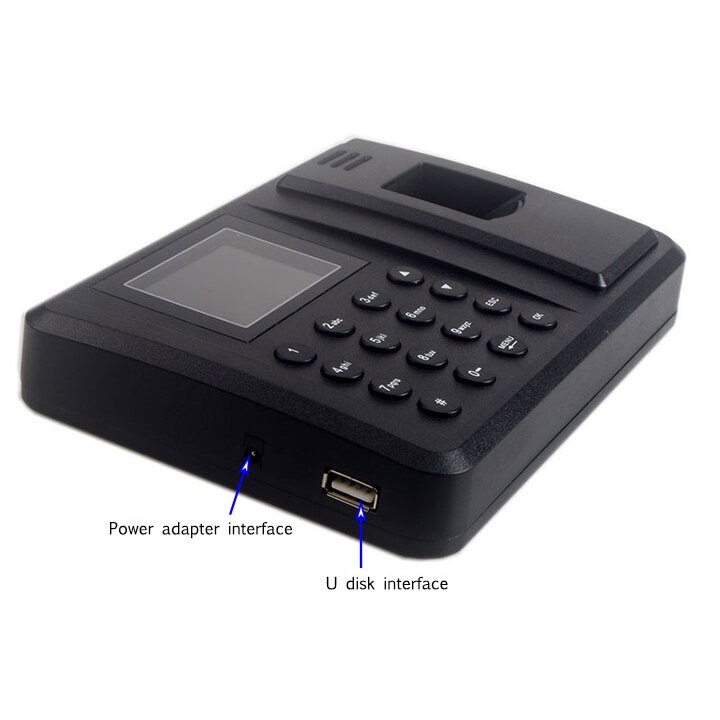 Biometric Fingerprint Time Attendance Machine Office Time Recorder HR Employee Management C900U Fingerprint Scanner EU Plug