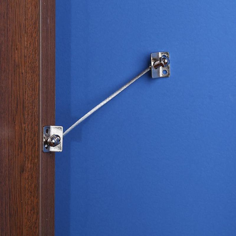 1 Set Anti Tip Furniture Anchors Safe Straps for Cabinets Bookcase Dresser Thickened Steel Plate Base Childproof Dresser Furnitu