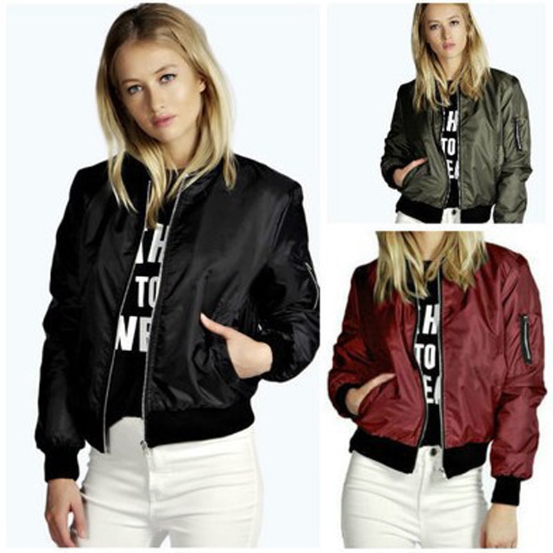 Sommer windbreaker jakke kvinder tynde jakker basic bomber jakke langærmet frakke afslappet dame jakker overtøj tøj