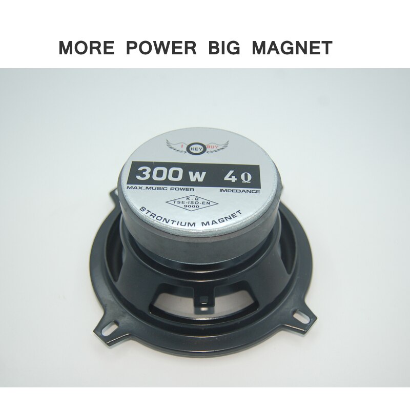 Hifi End Auto Speaker 5 Inch 300W 4Ohm 5.25 Inch 2 Way Rubber Rand Coaxiale luider Auto Luidsprekers