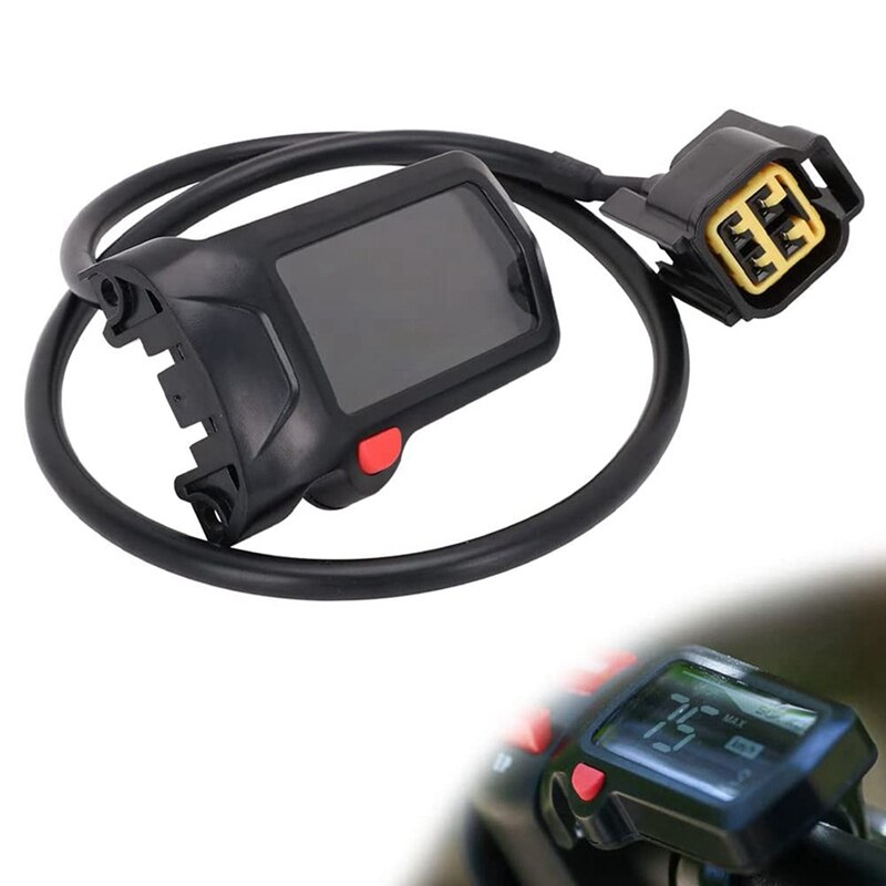 Motorrad-geschwindigkeitsmesser, Digital Manometer Cluster-Montage für Sur Ron Sur-Ron Licht Bee Zubehör Schwarz