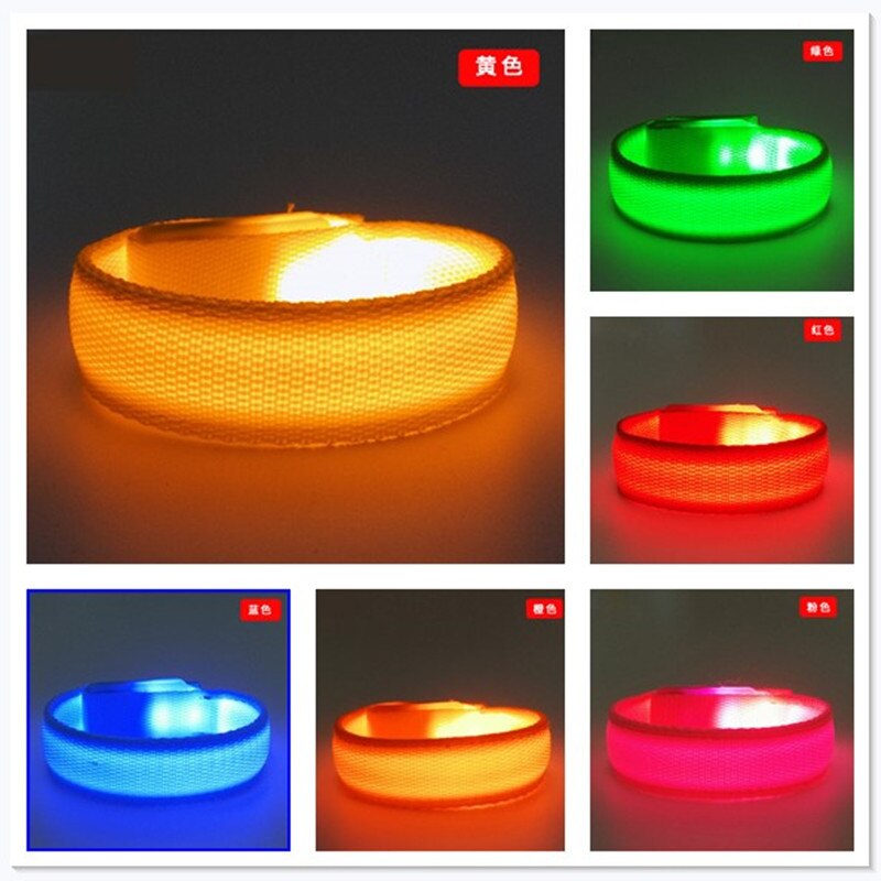 Wrist light bracelet LED flash wristband bracelet hand party party light glow party night sports dancing glowing bracelet