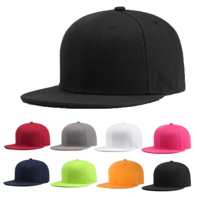 Mænd kvinder baseball cap multifarvet hip-hop hat justerbar snapback sport caps / by