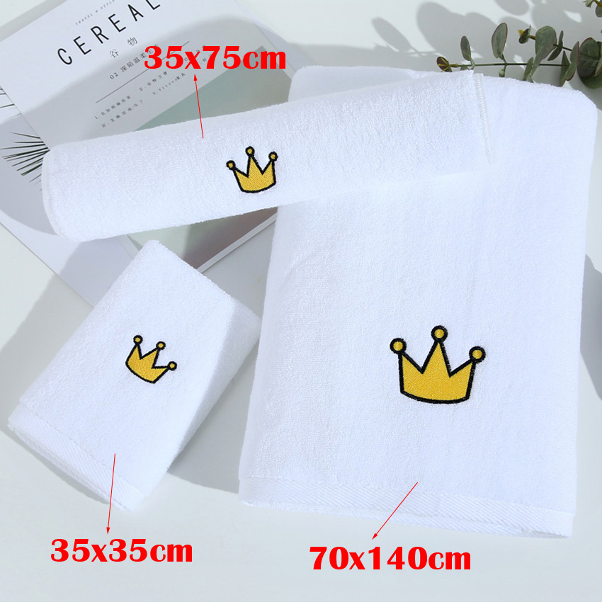 Nordique ensemble de serviettes visage petite serviette Cactus coeur brodé bain douche serviettes salle de bain blanc coton adultes enfants serviette de bain