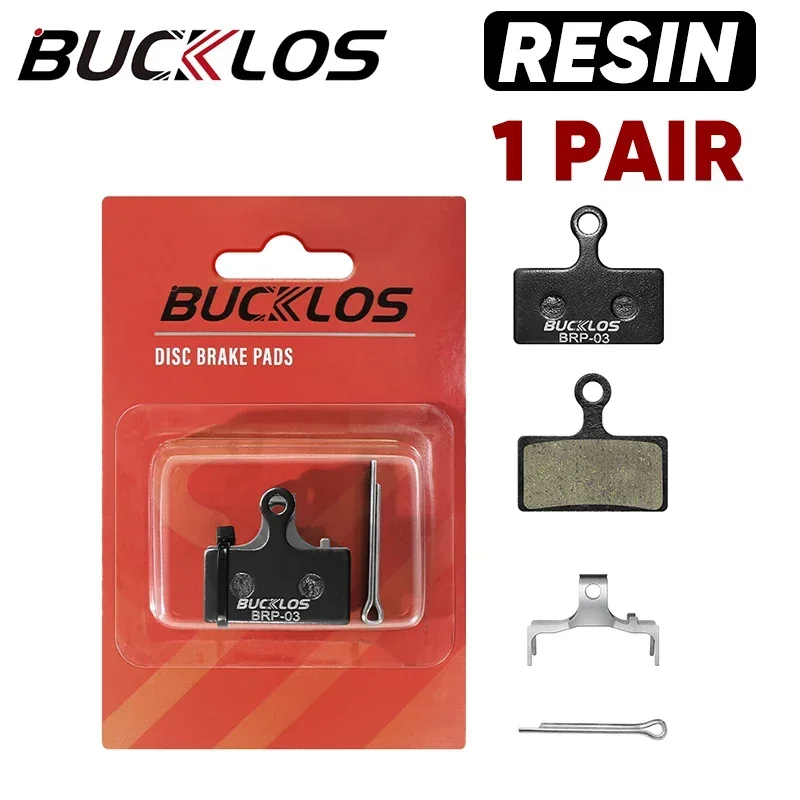 BUCKLOS Harz Scheibenbremsbelag Für SHIMANO G01S Verschleißfeste Hydraulische Bremsbeläge MTB Bremsbeläge für G03C G05S Radfahren Teile: Weiß