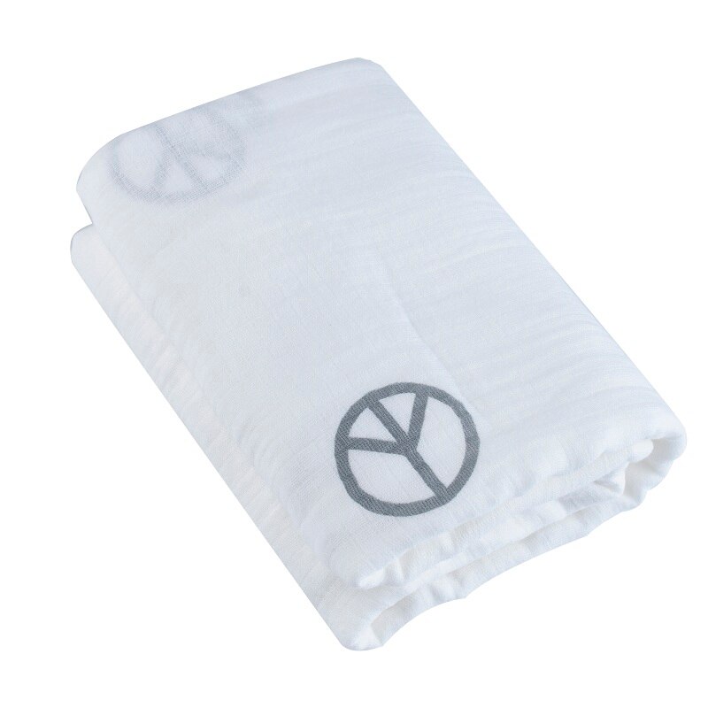Baby produFlamingo Organic Baby Swaddle Muslin Bamboo Cotton Baby Blanket Diapers Envelope For Discharge Newborns Wrap Bedding: SJ0011