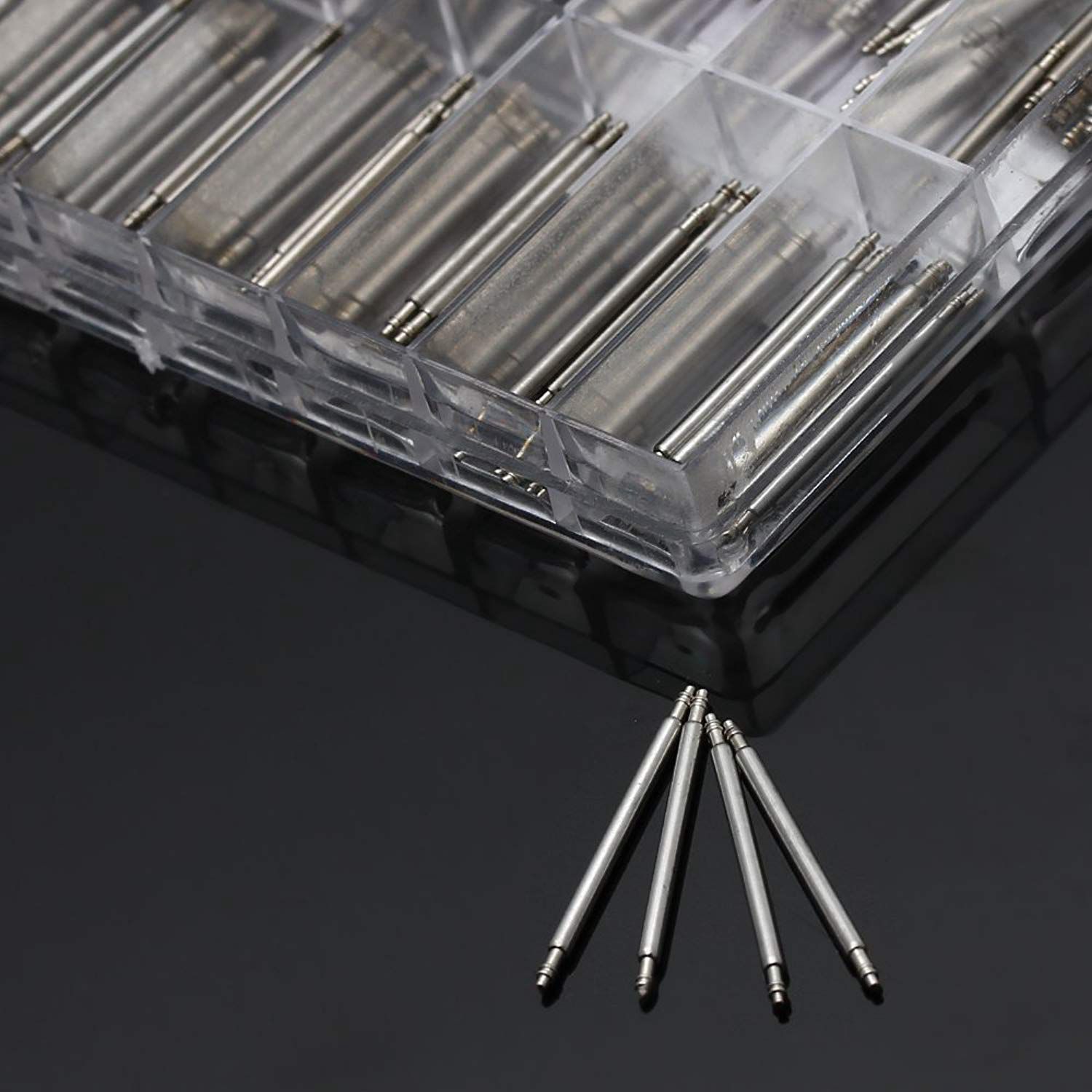 360 Pcs Watch Wrist Band Spring Bars Strap Link Pins 21mm 22mm 23mm 24mm 25mm