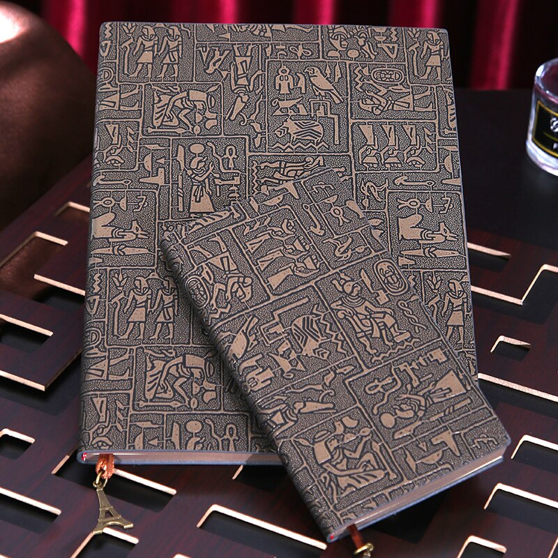 Selected Egyptian Theme Notebook A5 A6 B5 Password Lock Notebook Diary British Museum Retro Simple Business Notebook