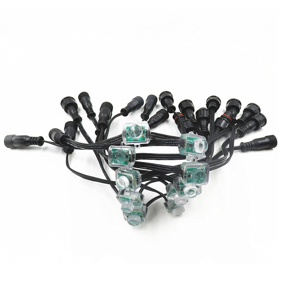 5 stk mega træ null pixel buffere 5 or 12v 3- wire pixel med raywu / paul zhang / xconnect / diyled stik