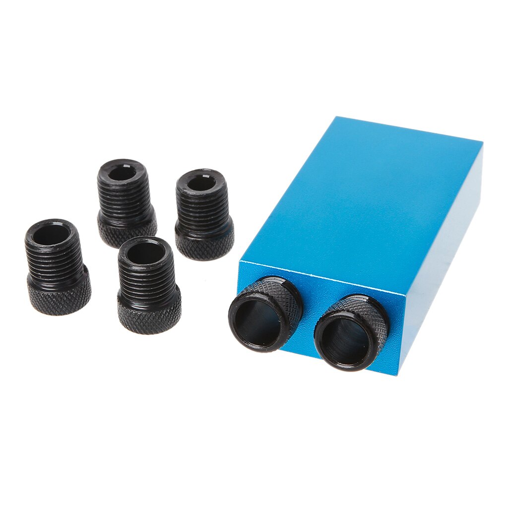 14 Stks/set 6/8/10Mm Schuine Gat Locator Standsteller Boren Bits Jig Clamp Houtbewerking Kit