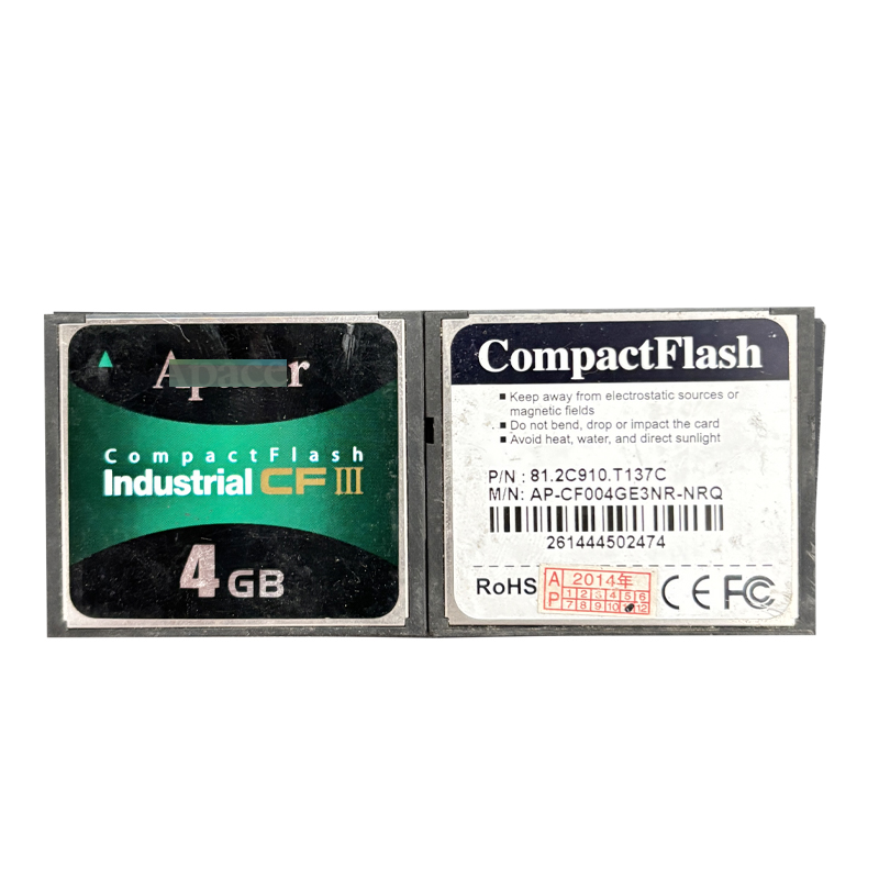 Apacer  cf 1g 2g 4g 8g industrial-grade memory card, cfiii military equipment with high temperature, cnc machine tool , cf5- memory card: 4gb