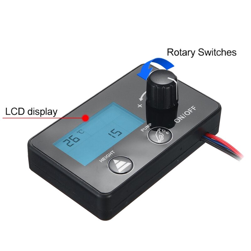 Kit Interrupteur LCD + Télécommande Pour Chauffage Parking Diesel Voiture - 12V/24V, 8KW