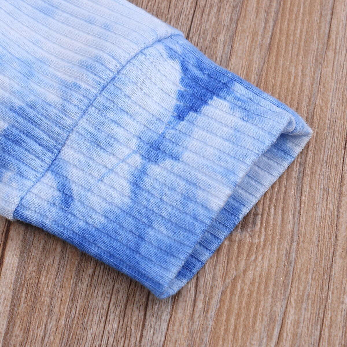 0-24M Baby Batik betroffen Strampler Kleidung Rundhals Langen Ärmeln Mädchen Junge Kleinkind binden-Farbstoff Overall