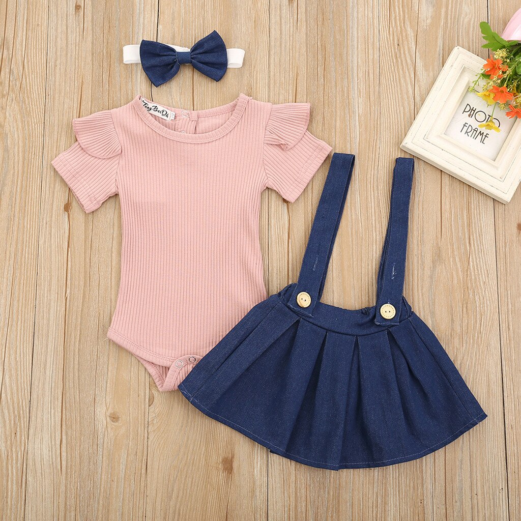 Toddler Baby Girl Clothes Short Sleeve Solid Rompe Grandado free-crochet-patterns-artofit