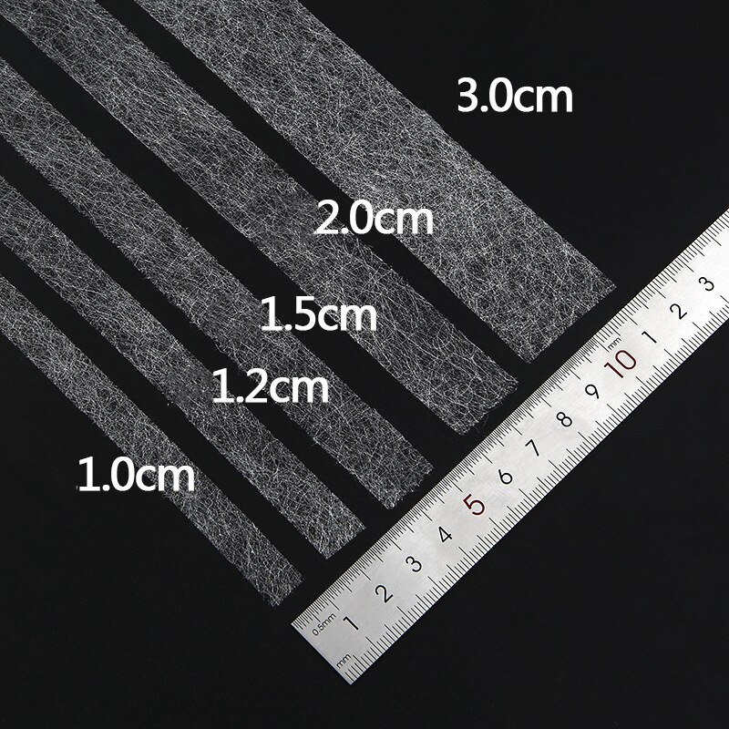 64Meters Black White Double-sided Interlining Adhesive Fabric Clothes Iron On Hem Tape Interlining Web DIY Sewing Accessories