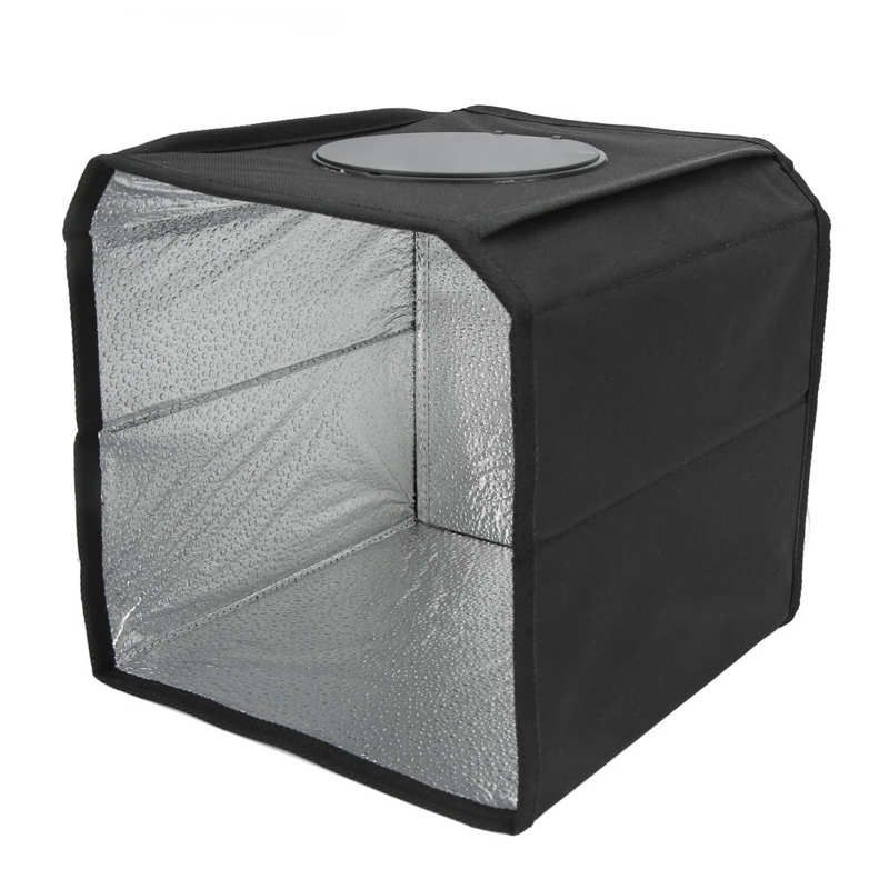 Photo Studio Lightbox Mini Folding Light Box Tabletop Photography Soft Shooting Tent Box 6 Backgrounds for Jewelry Photography