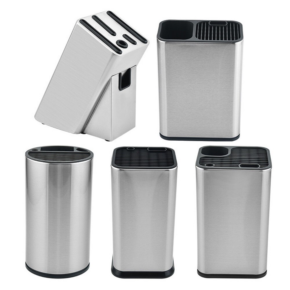 Stainless Steel Kitchen Tool Knife Holder Multifunctional Tableware Accessories Storage Durable Shelf Knife Holder Vegetable