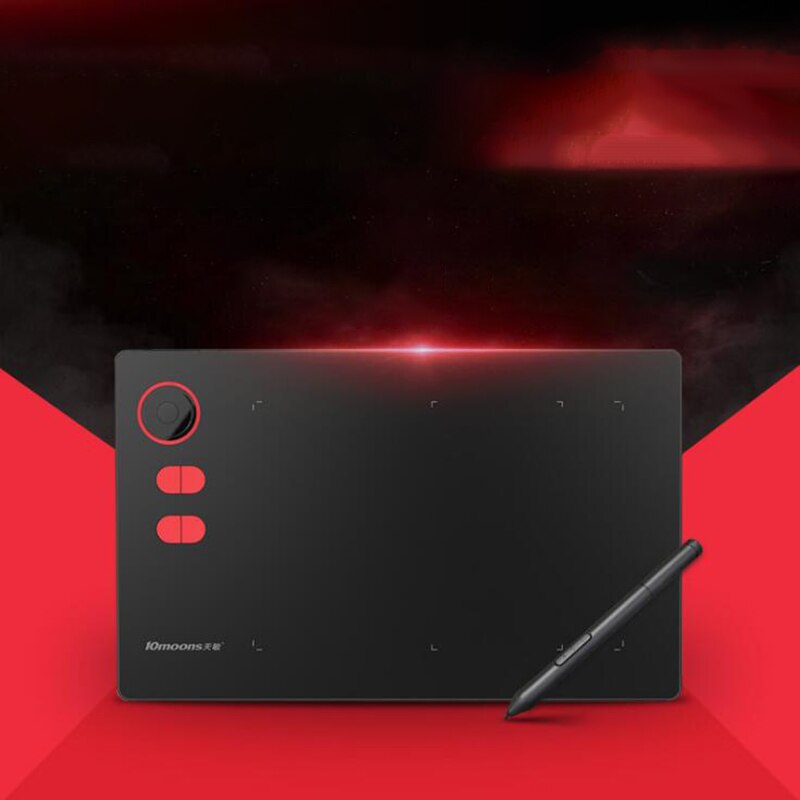 10moons G20 Graphics Drawing Tablet - 8192 Pressure Levels - USB Interface - Large Active Area - for Android Phone