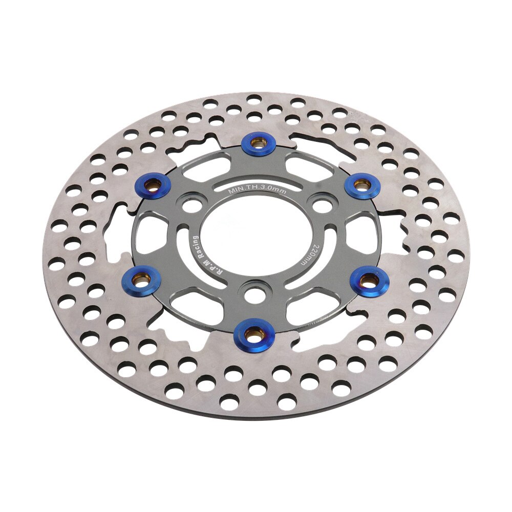 Disco de rotor de freno de patinete eléctrico, soporte de 220MM-58MM y 70MM para bicicleta eléctrica niu O para algunos modelos de patinete yamaha: 220MM GREY