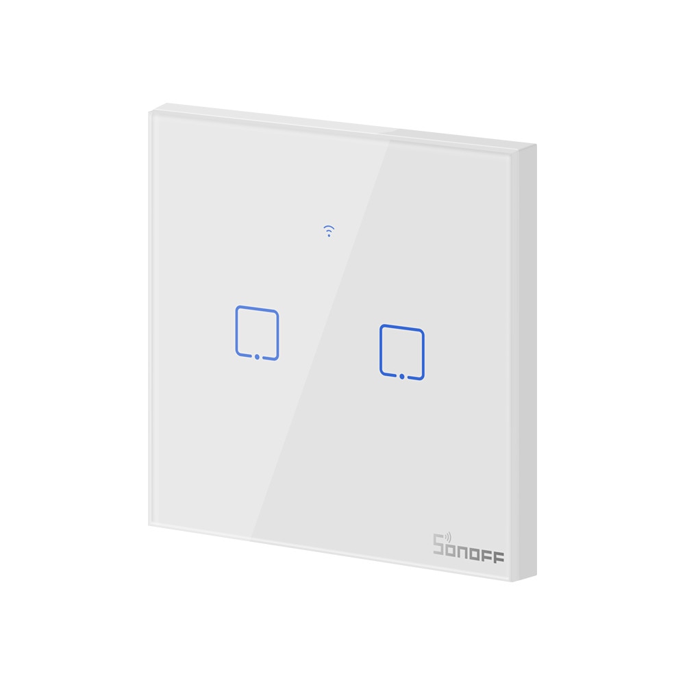 Sonoff WiFi Smart Switch T0 UNS EU 1 2 3 Gang Wand Touch Panel Wireless Remote lampe Smart Home Controller durch Alexa Google Hause