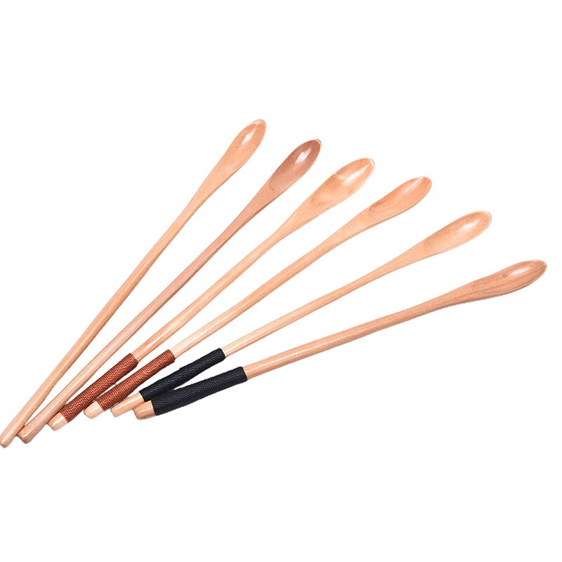 Houten lepel bamboe soep theelepel catering kinderlepel keukengerei voor rijst soep keuken kookgerei gereedschap