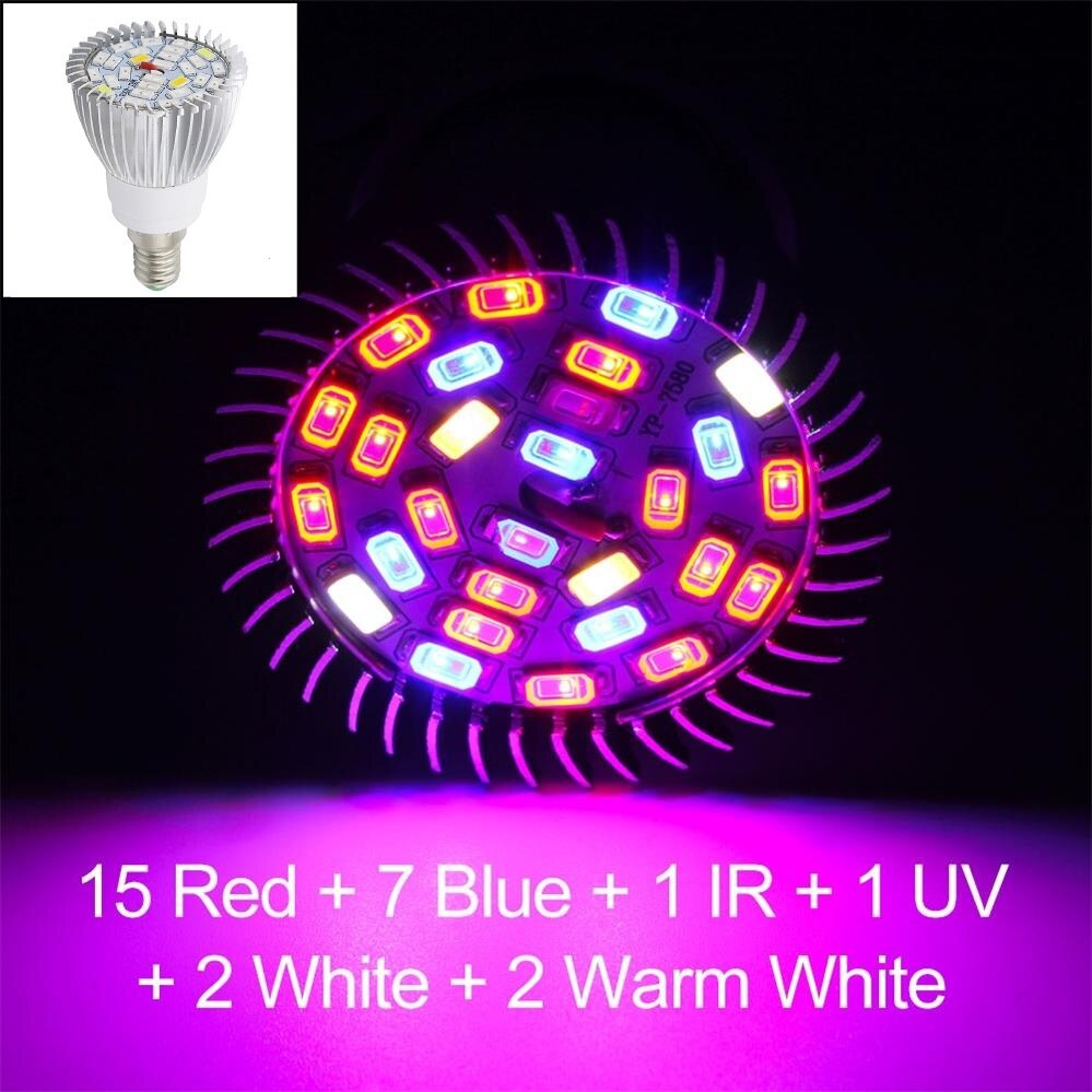 Full Spectrum Led Grow Light 18w 25w 30w 50w 80w E... – Grandado