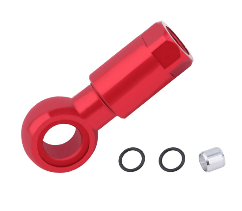 Aguja de manguera de freno de disco hidráulico para bicicleta, Oliva, SLX XT, HB-90, M775, M785, M9100, M8000: red
