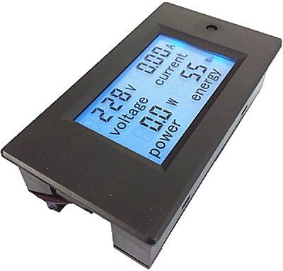 80V to 220 V AC multifunction power meter monitor ammeter power meter 100A