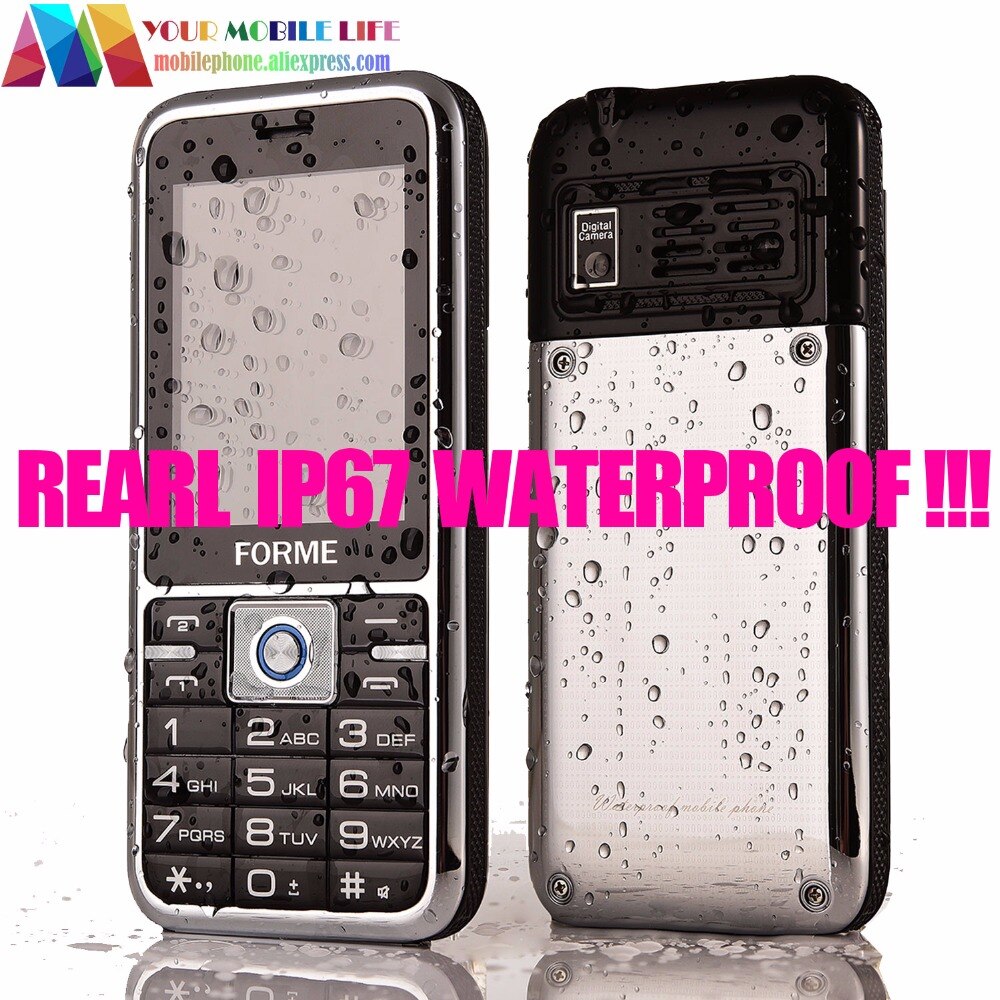 Echt IP67 Wasserdicht Stoßfest Staubdicht Original FORME Dual Sim draussen Metall praktisch (Besser als stein v3 Nein. 1 a9)