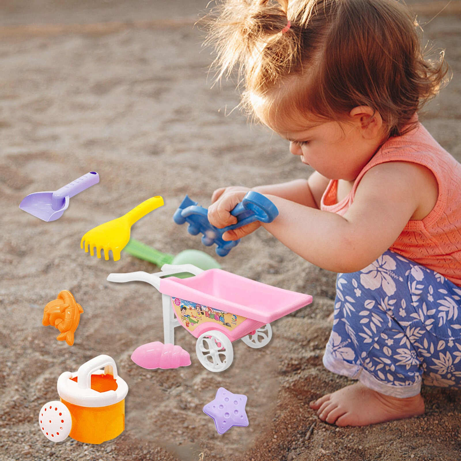40 #7Pcs Zachte Strand Speelgoed En Sneeuw Multifunctionele Ouder-kind Interactieve Outdoor Speelgoed Set Emmer Schop Zand baggerschip Water Speelgoed