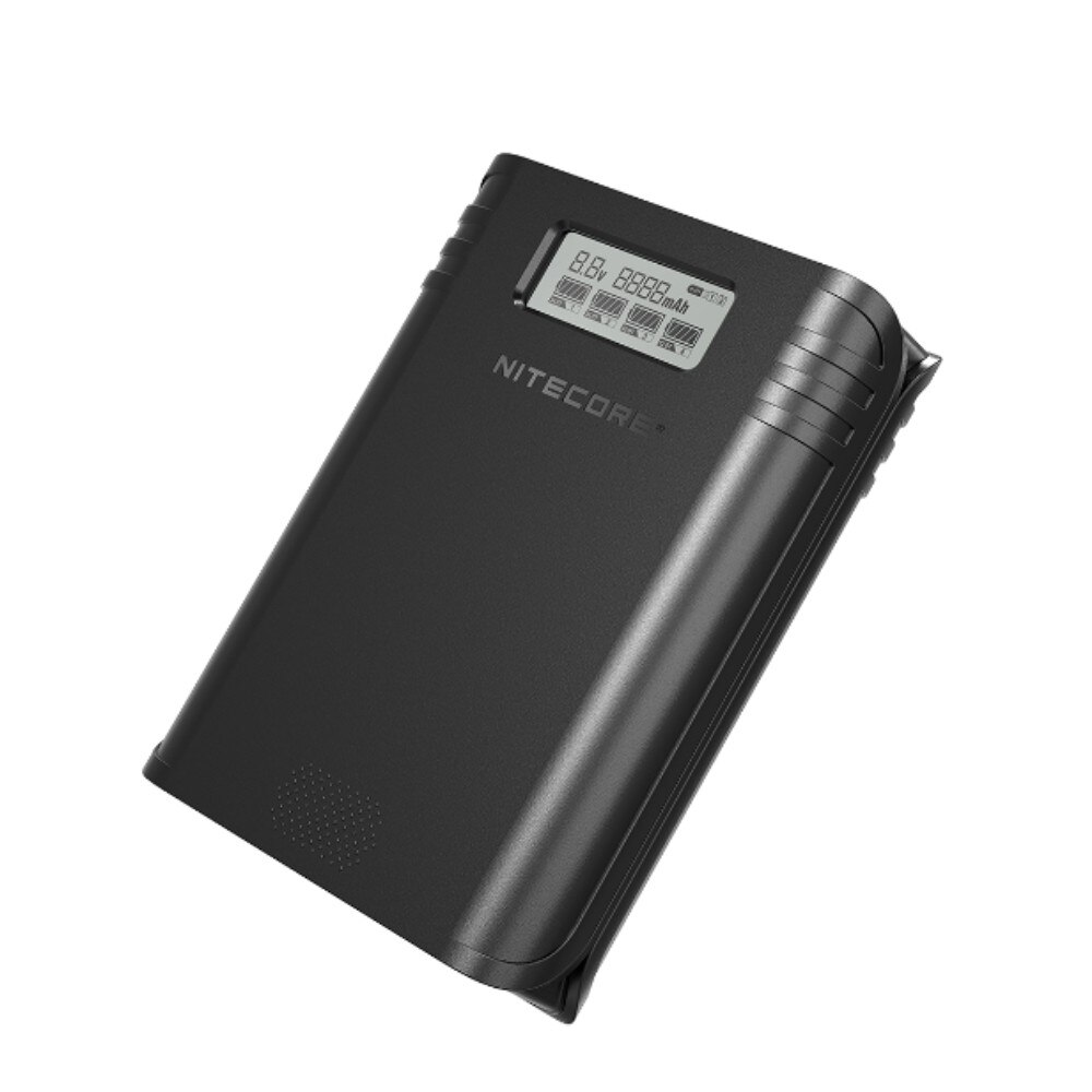 100% Original NITECORE F4 Four -slot Flexible power bank Battery charger apply to Li-ion/IMR: 18650