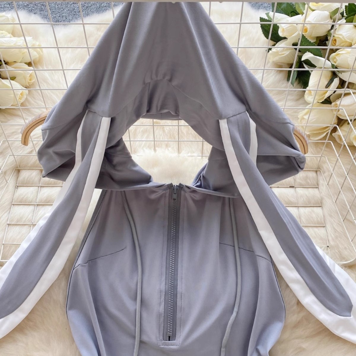 Sexy bunny girl pak pure desire stijl volwassen ondergoed rollenspel kostuum dames sexy nachtkleding eendelig pak