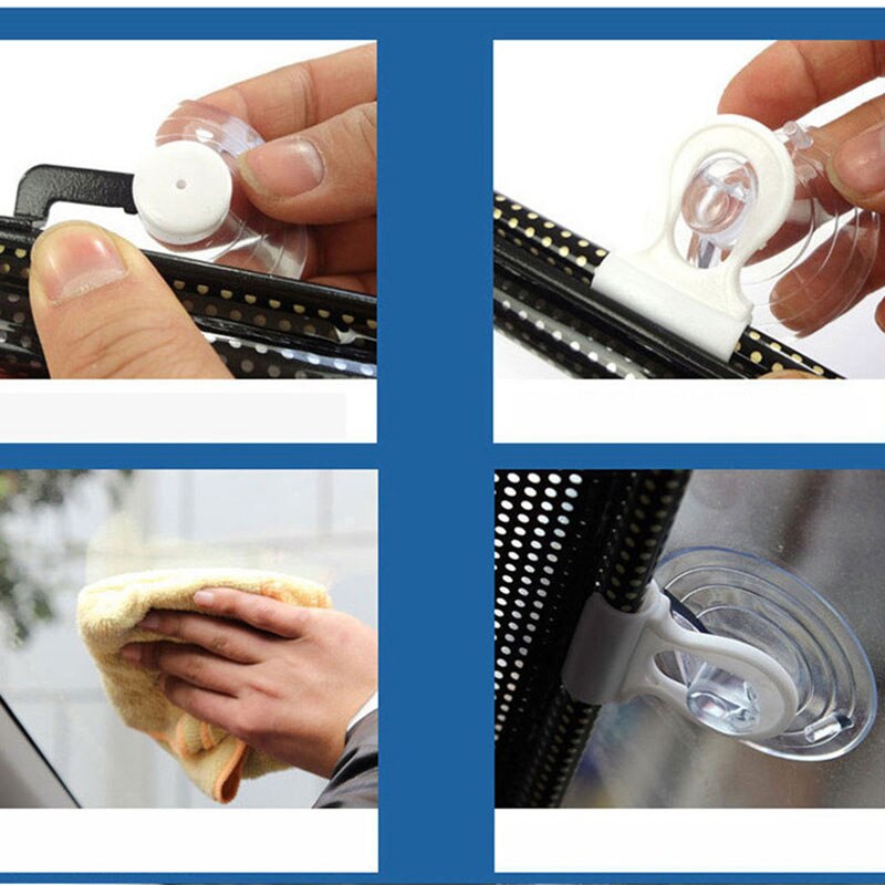 Automatic Retractable Car Front Rear Windshield Sunshade Anti-Sun Heat Insulation Blinds Car Interior Protection Car Supplies