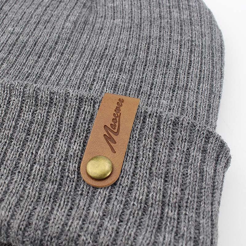 Frauen Männer Häkeln Mütze Hütte Weiche Warme Kappe Herbst Winter Weibliche unisex Erwachsene Gestrickte Einfarbig Grün Schwarz lässig Skullies Hütte