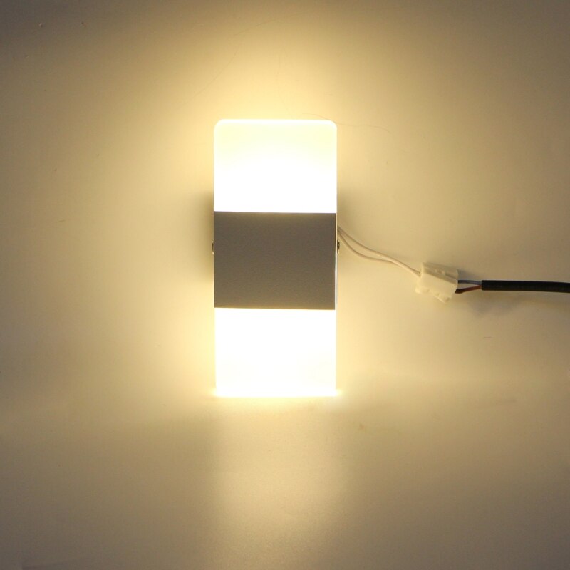 AC 85-265V LED Wall Lamp Modern Acrylic LED Bedroom Hallway Bathroom Wall Lamp